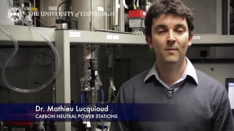 Thumbnail for entry Mathieu Lucquiaud- Carbon Neutral Power Stations - Research In A Nutshell - School of Engineering -07/04/2014