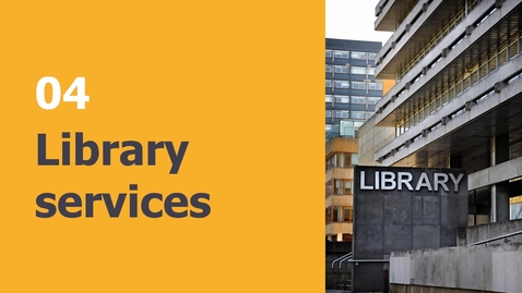 Thumbnail for Making the Most of IT and Libraries: Library services