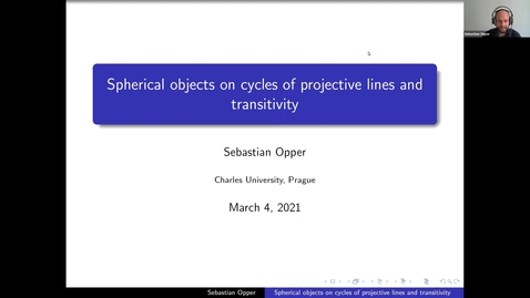 Thumbnail for LAGOON: Leicester Algebra and Geometry Open ONline:  Sebastian Opper (Prague, Czech Republic)