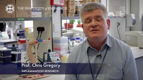 Thumbnail for entry Chris Gregory- Inflammation Research- Research In A Nutshell - Queen's Medical Research Institute -21/05/2015