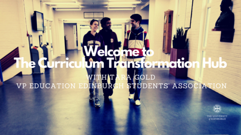 Thumbnail for entry Welcome to the Curriculum Transformation Hub Student Landing Page