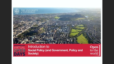 Thumbnail for Social Policy intro 2022 Entry