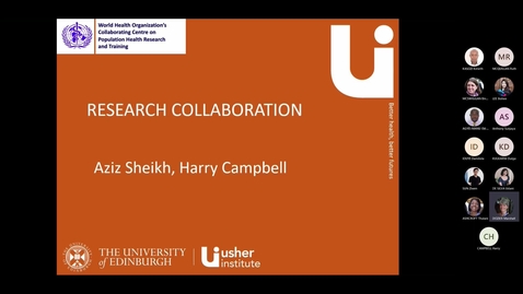 Thumbnail for entry UNCOVER workshop - Collaborative project and research groups