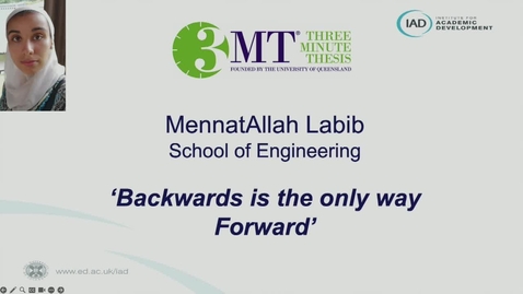 Thumbnail for MennatAllah Labib - Three Minute Thesis Competition Finalist 2023
