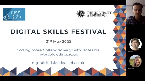 Thumbnail for Teaching and learning programming more collaboratively with Noteable
