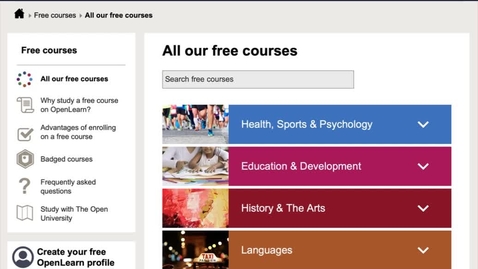 Thumbnail for Open Learn Introduction for Foundations for All