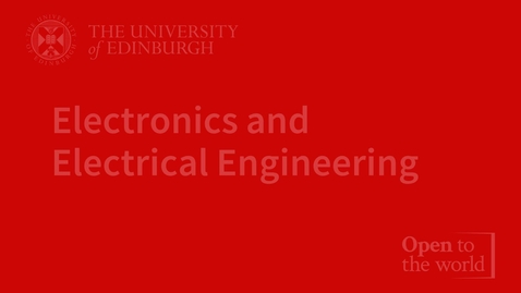 Thumbnail for entry Electronics &amp; Electrical Engineering (EEE) virtual open day video