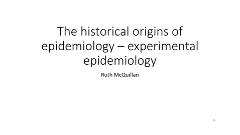 Thumbnail for Epi course 1.3 - History - Experimental