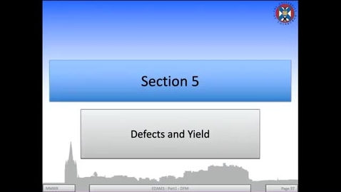Thumbnail for entry 4a - Defects and Yields