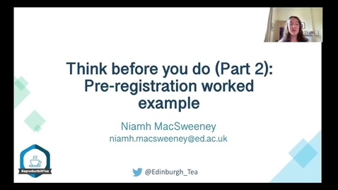 Thumbnail for Open and Reproducible Research Mini Course | Part 3