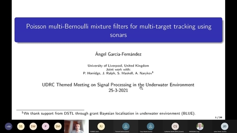 Thumbnail for Poisson multi-Bernoulli mixture filters for multitarget tracking using sonars