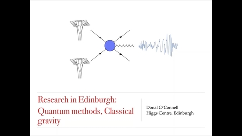 Thumbnail for Research in Edinburgh  Prof.  Donal O'Connell