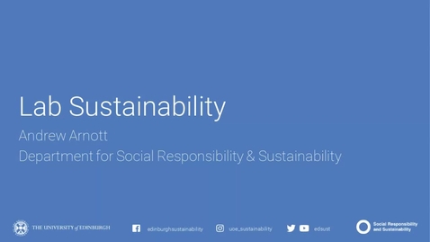 Thumbnail for Lab Sustainability Webinar March 2021