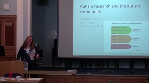 Thumbnail for entry Sue Fletcher-Watson (University of Edinburgh) | Autism research and the autism community