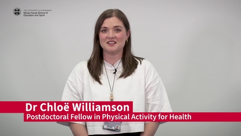Thumbnail for Dr Chloe Williamson