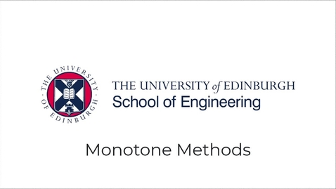 Thumbnail for Partial Differential Equations, Lecture 8a: Monotone Methods for Conservation Laws