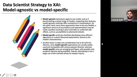 Thumbnail for entry XAI Lecture Recording - Framework for XAI (Part 2)