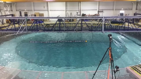 Thumbnail for Quoceant Ectacti Hull Tank Testing Time Lapse, FloWave July 2016