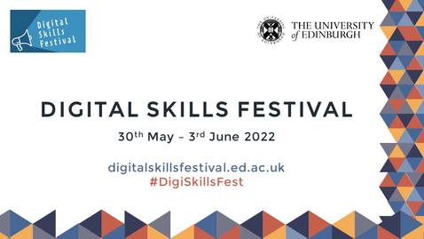 Thumbnail for entry Enhancing your workflow with the new Web of Science platform - Digital Skills Festival 2022