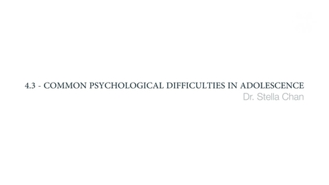Thumbnail for entry Clinical Psychology of Children and Young People - Common psychological difficulties in adolescence