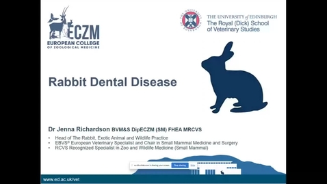 Thumbnail for Vet Clinical Club Session - 4th June - Dr Jenna Richardson