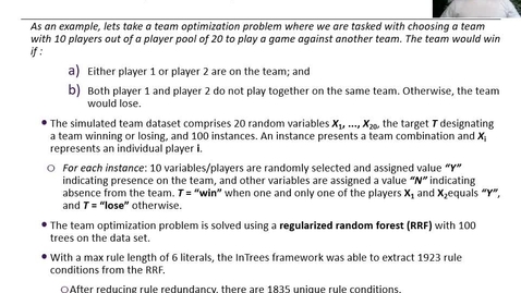 Thumbnail for XAI Lecture Recording: InTrees (Part 2)