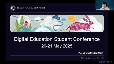 Thumbnail for Michael Wolfindale - Digital Education Student Conference 2025 closing