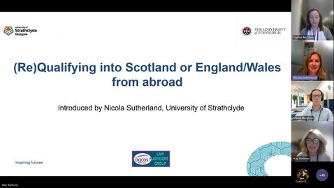 Thumbnail for (Re)Qualifying into Scotland or England/Wales from abroad
