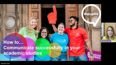 Thumbnail for How to... Communicate successfully in your academic studies (UG)