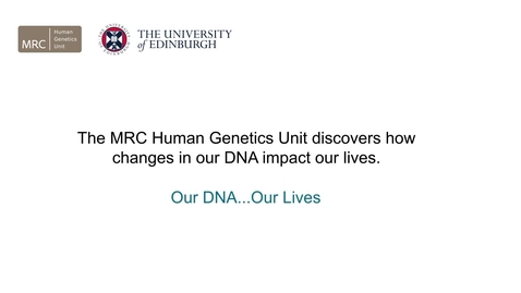 Thumbnail for MRC Award of £53M to MRC Human Genetics Unit at The University of Edinburgh