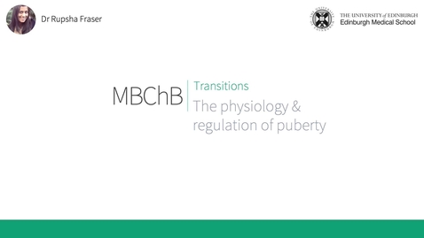 Thumbnail for The physiology &amp; regulation of puberty