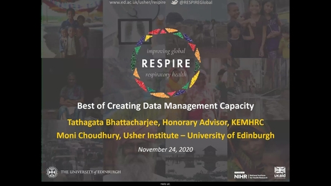 Thumbnail for RESPIRE Showcase: Best of Creating Data Management Capacity