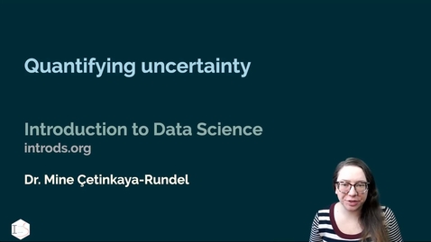 Thumbnail for entry IDS - Week 10 - 05 - Quantifying uncertainty