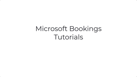 Thumbnail for entry Microsoft Bookings for team members - NOT for academic staff!