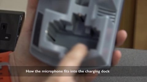 Thumbnail for Charging the microphone in the teaching room