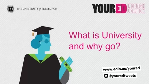 Thumbnail for entry S1 What is Uni &amp; Why Go