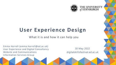 Thumbnail for User Experience design – what it is and how it can help you