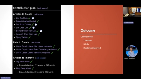 Thumbnail for Singaporean biographies - a Digital Volunteering with Wikipedia project for the Edinburgh Award