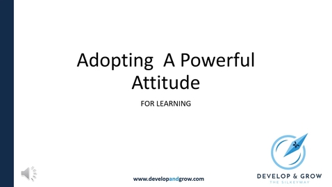 Thumbnail for Attitude Choice for Study Success Part 1