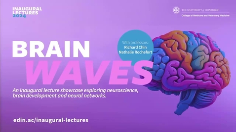 Thumbnail for Brain Waves: Inaugural lecture