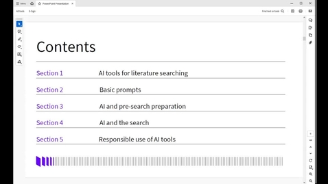 Thumbnail for AI Tools for Literature Searching (Dissertation and Thesis Festival)