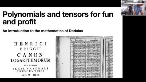 Thumbnail for entry 29/03/2023  Geoff Vasil: Tensors and polynomials, for fun and profit