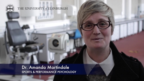 Thumbnail for Amanda Martindale-Sports &amp; Performance Psychology-Research In A Nutshell-The Moray House School of Education-27/05/2015