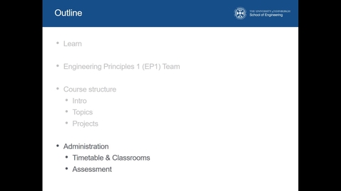 Thumbnail for EP1 - Welcome and Course Structure Part 2 - 2021-22