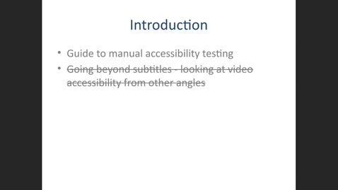 Thumbnail for Guide to manual accessibility testing