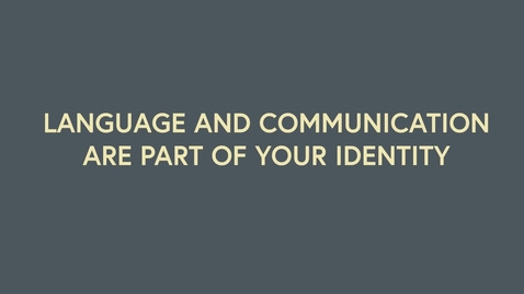 Thumbnail for MCF Podcasts: Language and Communication are part of your identity