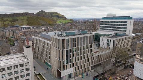Thumbnail for Drone Dugald Stewart Building wide tracking backwards