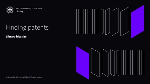 Thumbnail for Introduction to finding and accessing patents literature (Library Bitesize 2024)