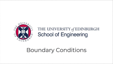 Thumbnail for entry Partial Differential Equations Lecture 10 - Boundary Conditions