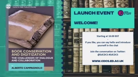 Thumbnail for Book Conservation &amp; Digitisation: The Challenge of Dialogue &amp; Collaboration